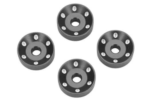 Traxxas Tuning Pro Scale Felgen Scheiben aus Aluminium in Grau 4Stück für Maxx-Slash 1/8