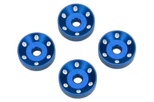 Traxxas Tuning Pro Scale Felgen Scheiben aus Aluminium in Blau 4Stück für Maxx-Slash 1/8