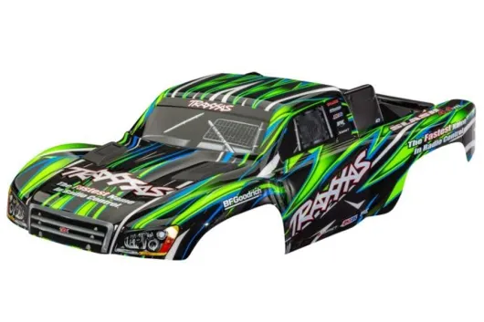Traxxas Tuning Karosserie Clipless in Grün für Slash 1/10