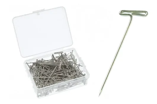 Stecknadeln 0,8mm mit 32mm Länge / T-Pins Modellbaustossnadeln 100Stück