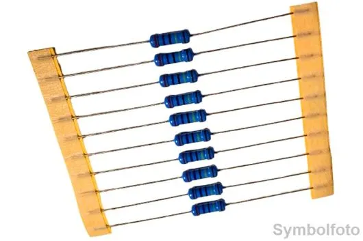 Widerstand 0,5Watt 1% Metallfilm 470Ohm 10Stück