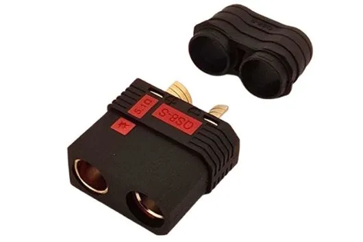 QS8-S Buchse Antiblitz 8mm Hochstromgoldkontaktbuchse bis 180Ampere 1Stück