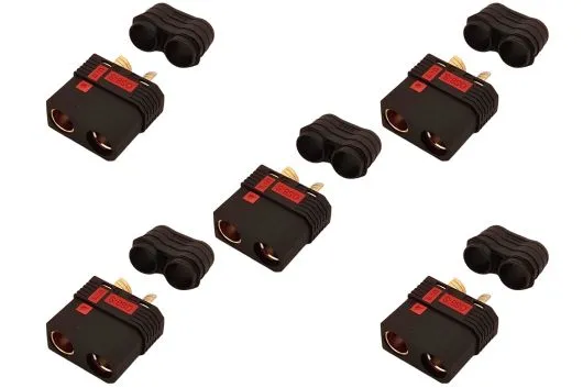 QS8-S Buchse Antiblitz 8mm Hochstromgoldkontaktbuchse bis 180Ampere 5Stück