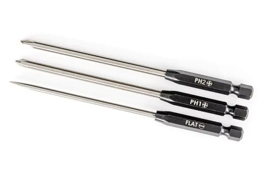 Traxxas Werkzeug-Set Speed-Bit Schraubendreher 1x Schlitz und 2x Phillips 1/4 Zoll