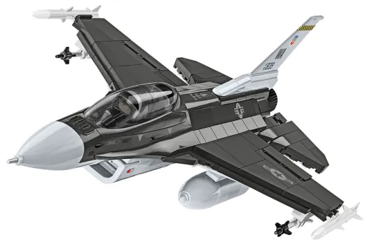 COBI Klemmbausteine Flugzeuge F-16D Fighting Falcon in Schwarz - 436 Teile