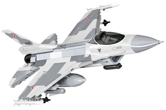 COBI Klemmbausteine Flugzeuge F-16C Fighting Falcon in Weiß - 463 Teile
