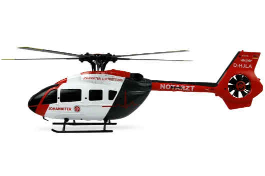 Amewi RC Heli Scale Hubschrauber H145 im Johanniter Design mit Brushlessmotoren 6-Kanal 6G RTF Set