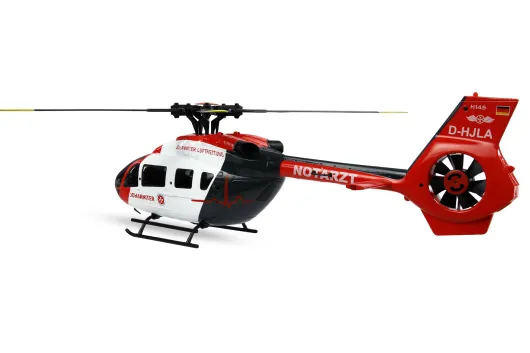 Amewi RC Heli Scale Hubschrauber H145 im Johanniter Design mit Brushlessmotoren 6-Kanal 6G RTF Set