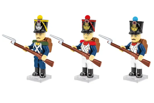 COBI Klemmbausteine Figuren Set Französische Soldaten - 41 Teile
