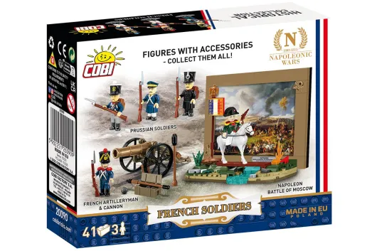 COBI Klemmbausteine Figuren Set Französische Soldaten - 41 Teile