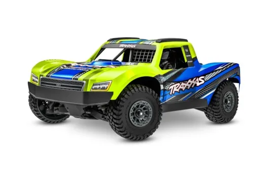 Traxxas Mini-Slash BL-2S 4x4 gelb 1/16 Short Course RTR Brushless, HD-Teile, mit Akku und Lader