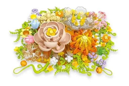 JieStar Klemmbausteine Blumen Dream Chaser Elf - 965 Teile