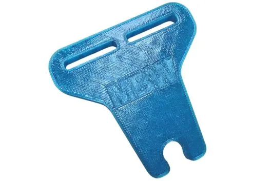 Blattcaddy aus TPU in blau für OMP M2 V3 PRO