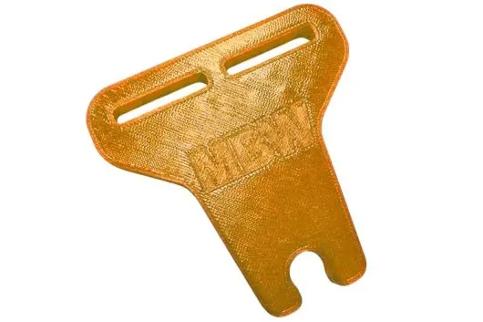 Blattcaddy aus TPU in orange für OMP M2 V3 PRO