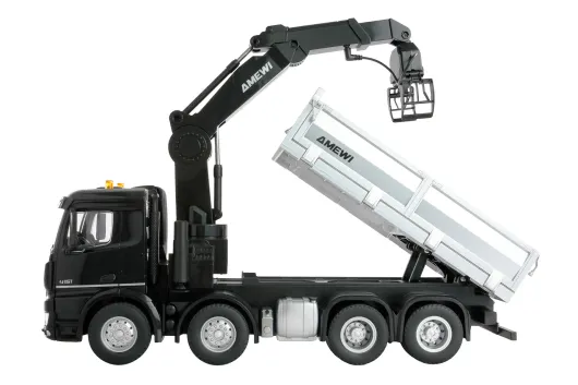 Amewi RC Mercedes-Benz Arocs Kranwagen mit Kipper 8x4/4 4WD 1:18 RTR