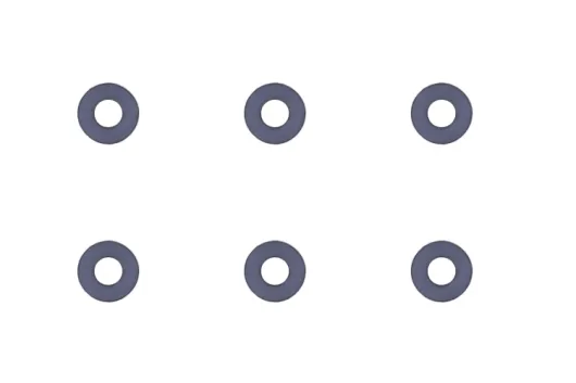 OMPHobby Ersatzteile Unterlegscheiben Ø2,5xØ6x1mm für M5 und M6