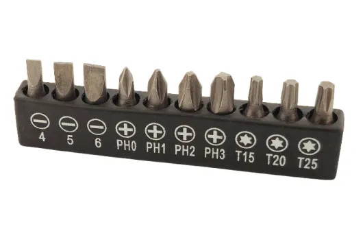 1/4 Zoll Bit Sortiment gemischt 10 Stück