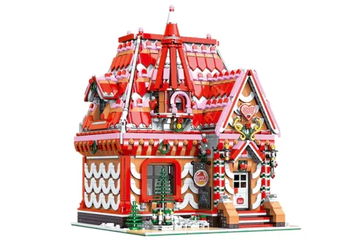 Baka Klemmbausteine Gebäude Strawberry Ice Workshop Modular Buildings - 3938 Teile