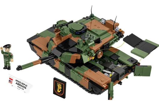 COBI Klemmbausteine Panzer M1A2 SEPv3 Abrams PL - 1065 Teile