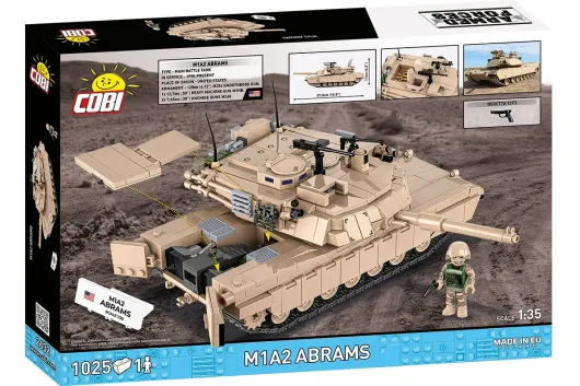COBI Klemmbausteine Panzer M1A2 Abrams US - 1025 Teile