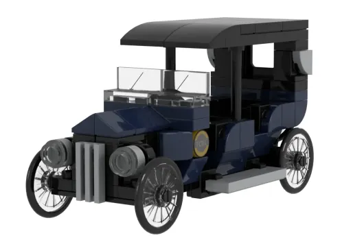 Stoneheap Klemmbausteine Little Classics Auto Blue Beauty - 128 Teile