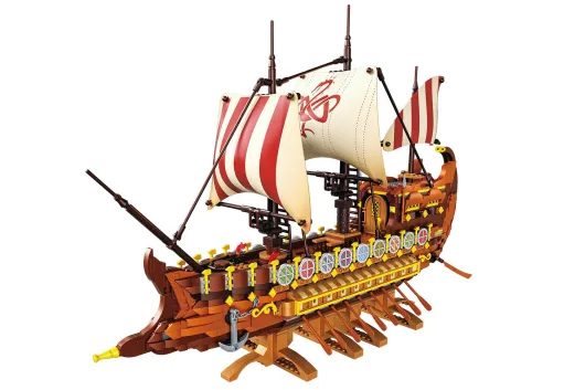 Baka Klemmbausteine Antikes Kriegsschiff - 2073 Teile