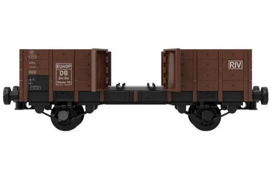 Stoneheap Klemmbausteine OMMR 33 2-Achsiger Güterwagen - 508 Teile