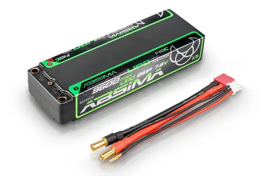 Absima LiPo Akku Competition HV 140C 2S1P HC 9600mAh mit T-Stecker