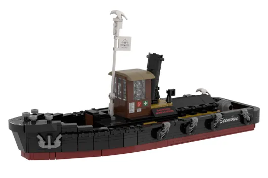 Stoneheap Klemmbausteine Boote Alter Hafenschlepper - 694 Teile