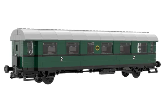 Stoneheap Klemmbausteine 2in1 Personenwagen BI-29 oder Gepäckwagen PWI-29 - 984 Teile