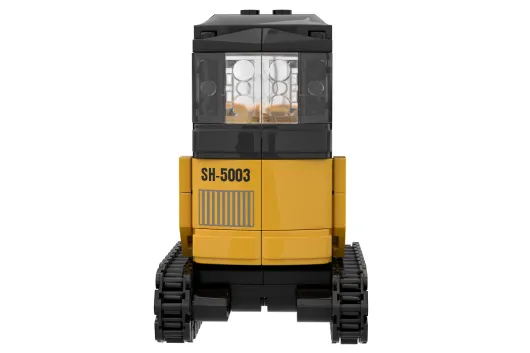 Stoneheap Klemmbausteine Baufahrzeuge Minibagger - 173 Teile