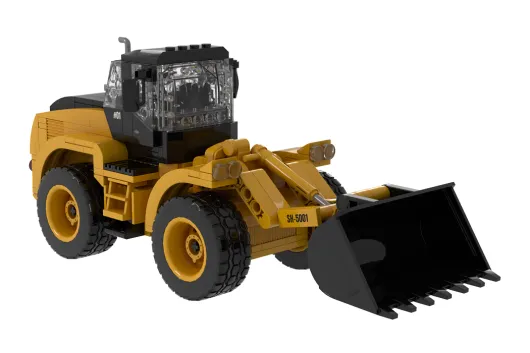 Stoneheap Klemmbausteine Baufahrzeuge Radlader - 484 Teile