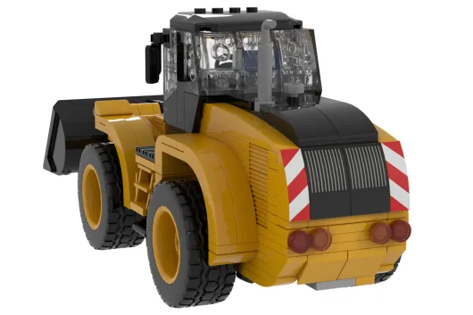 Stoneheap Klemmbausteine Baufahrzeuge Radlader - 484 Teile