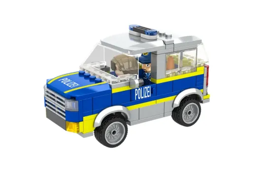 Kiddicraft Klemmbausteine Verkehrskontrolle - 258 Teile