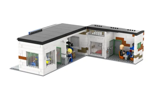 Kiddicraft Klemmbausteine Polizeistation - 799 Teile