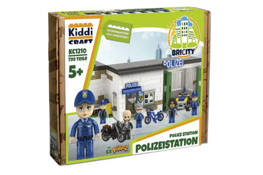 Kiddicraft Klemmbausteine Polizeistation - 799 Teile