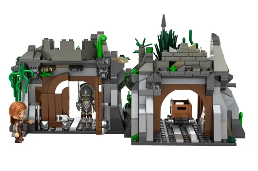 Kiddicraft Klemmbausteine Verfluchte Zwergenmine - 572 Teile