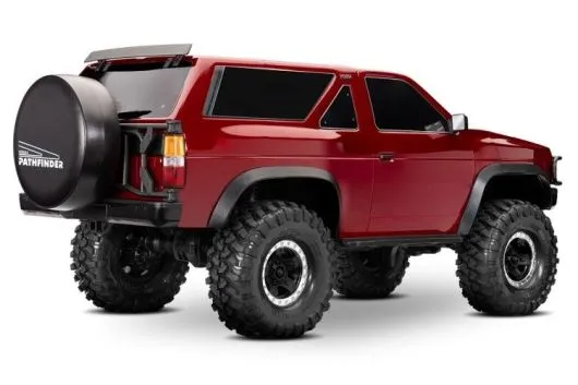 Traxxas TRX-4 Nissan Pathfinder Terrano in rot 1/10 Crawler RTR Brushed Clipless ohne Akku und ohne Ladegerät