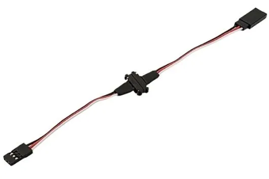 Servotragflächenkabelbaum mit Magnetverschluss 36cm, Buchsenseite 17cm, Steckerseite 19cm