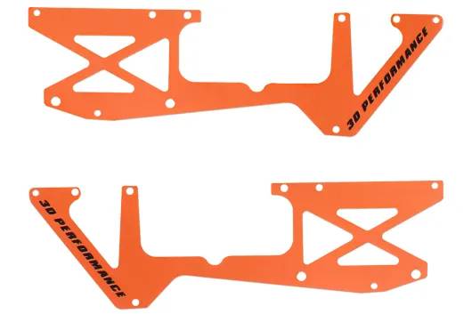 OMPHobby Ersatzteile Carbon Rahmenplatten Set in Cosmic Orange für M2V3 Pro und M2V3 Sport