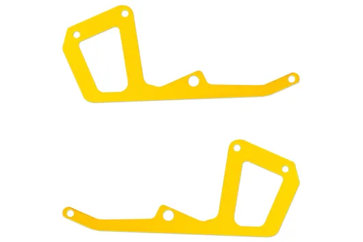 OMPHobby Ersatzteile Carbon Rahmenplatten Set Hinten in Viper Gelb für M2V3 Pro und M2V3 Sport