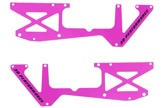 OMPHobby Ersatzteile Carbon Rahmenplatten Set in Plasma Pink für M2V3 Pro und M2V3 Sport