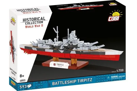 COBI Klemmbausteine Boot Schlachtschiff Tirpitz - 593 Teile