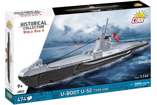 COBI Klemmbausteine U-Boot VIIB U52 - 474 Teile