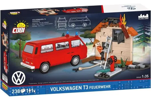 COBI Klemmbausteine Auto Volkswagen T3 Feuerwehr - 238 Teile