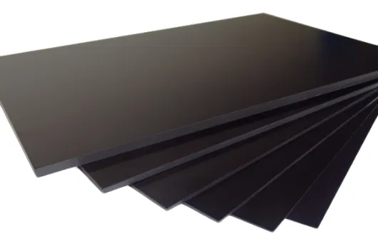 GFK Platte in schwarz 40x30cm Stärke 5,0mm 1Stück