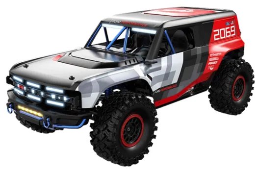 MJX Hyper Go RC-Car Ford Bronco Baja 1000 Scale Crawler brushless 1:8 ARTR Set (ohne Akku, ohne Ladegerät)