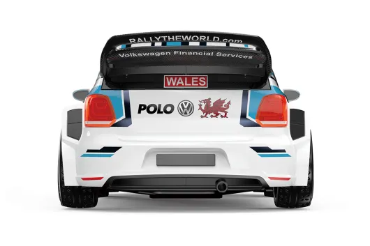 Hyper Go RC-Car Volkswagen Polo R WRC 4WD Brushless 1:7 2,4GHz ARTR Set (ohne Akku, ohne Ladegerät)