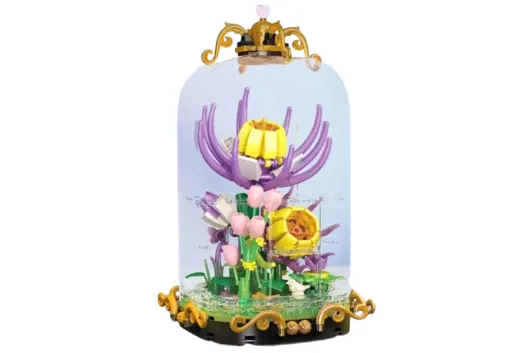 JieStar Klemmbausteine Blumen Small Leaved Epiphyllum - 286 Teile