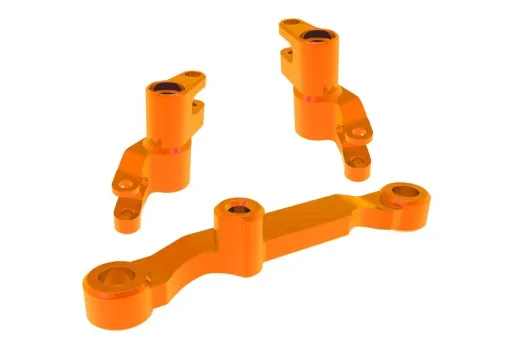 Traxxas Tuning Lenkung Umlenkung aus Aluminium in Orange für Mini-Maxx 1/16